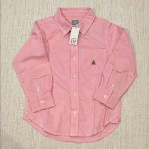 GAP Kids Light Pink Button-Down Shirt
